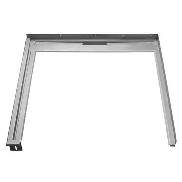 Bedst sælgende | Unidrain Glassline Fast modul glasvæg - Vesnstrevendt 900 x 1000
